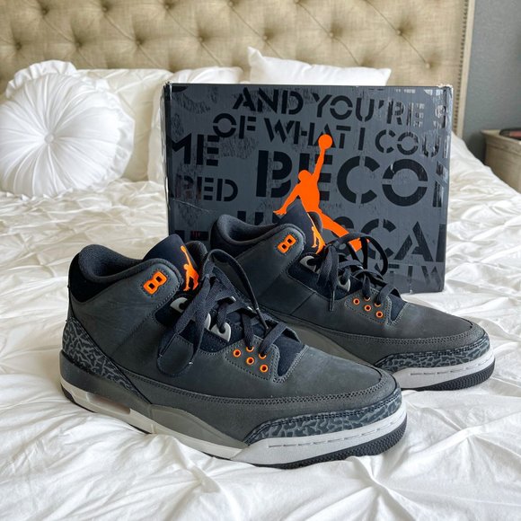 Air Jordan 3 “Fear” Retro - Sz 13 Sneakers CT8532-080 - Picture 2 of 12